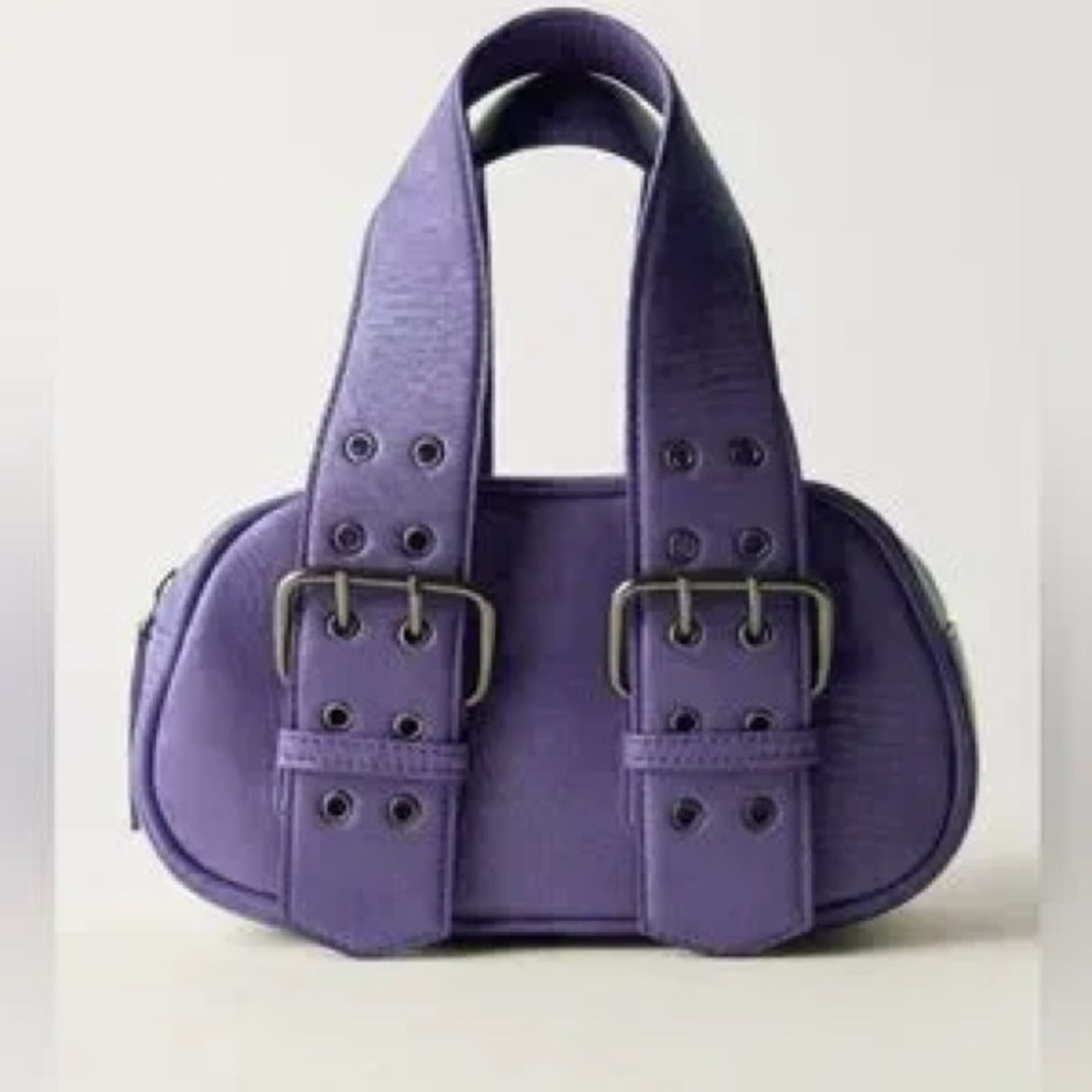 Free People  lavender leather Mini Bag